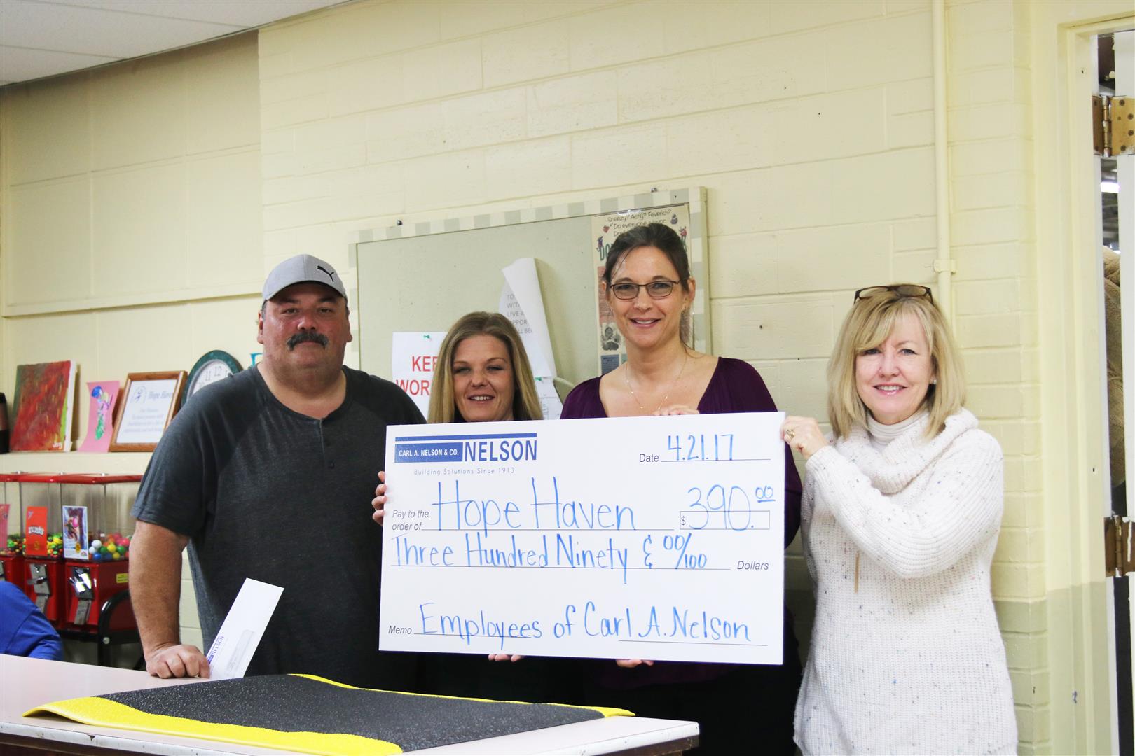 CANCO Employees Continue Making a Difference For Hope Haven